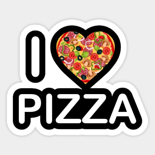 I Love Pizza Sticker